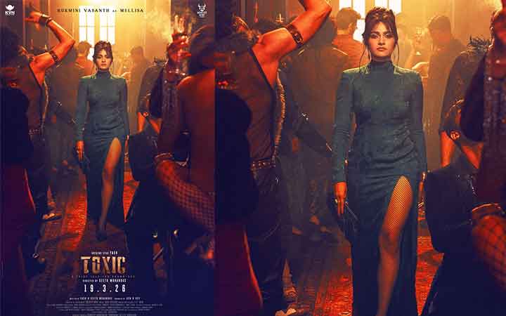 ഗീതു മോഹൻദാസ് ഒരുക്കുന്ന യാഷിന്റെ ‘ടോക്സിക്കിൽ മെലിസയായി രുക്മിണി വസന്ത്