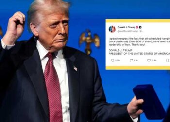 ആ തീരുമാനം ഞാൻ ഏറെ ബഹുമാനിക്കുന്നു… ഇറാൻ തൂക്കിലേറ്റാനിരുന്നത് എണ്ണൂറിലധികം രാഷ്ട്രീയ തടവുകാരെ… തീരുമാനം മാറ്റിയതോടെ യുഎസ് സൈനിക നടപടി സാധ്യത കുറയുന്നു- നന്ദി പറഞ്ഞ് ട്രംപ്, പ്രതിഷേധങ്ങൾ നിലച്ചു, തെരുവുകൾ ശാന്തം, വ്യാപാര പ്രവർത്തനങ്ങളും സാധാരണ നിലയിലേക്ക്…