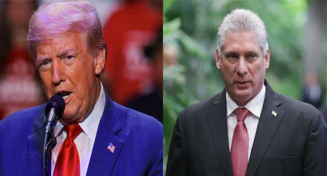 ഡീൽ ഓർ നോ ഡീൽ!! യുഎസുമായി കരാറിലേർപ്പെടുക, അല്ലെങ്കിൽ ഇനി മുതൽ ഒരു തുള്ളി എണ്ണയോ പണമോ വെനിസ്വേലയിൽ നിന്ന് ക്യൂബയിലേക്ക് പോകില്ല, വെനസ്വേലയെ താങ്ങി നിർത്താൻ ഇപ്പോൾ ലോകത്തിലെ ഏറ്റവും വലിയ സൈനിക ശക്തിയായ അമേരിക്ക ഉണ്ട്, അതിനാൽ ക്യൂബൻ സുരക്ഷാ സേനയുടെ ആവശ്യം അവർക്കില്ല, ക്യൂബ തനിയെ തകർന്നുകൊള്ളും സൈന്യത്തിന്റെ ആവശ്യമില്ല – ട്രംപ്