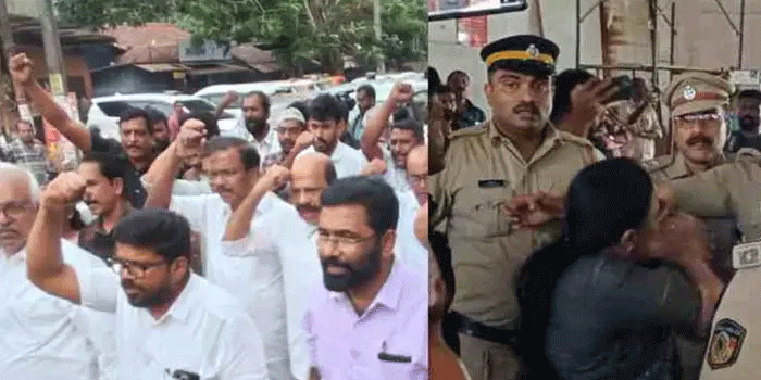 കെ.എസ്.യു പ്രതിഷേധത്തിനിടെ ആരോഗ്യമന്ത്രിയ്ക്ക് പരിക്കേറ്റ സംഭവം:  മുഖ്യമന്ത്രി ആശുപത്രിയിലെത്തി; സംസ്ഥാനമൊട്ടാകെ പ്രതിഷേധപ്രകടനങ്ങൾക്ക് ആഹ്വാനമേകി സിപിഎം