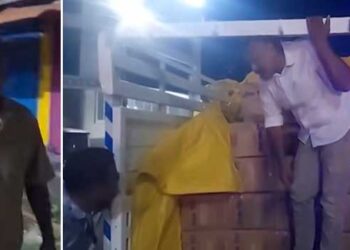 തണ്ണിമത്തൻ ലോറിയിൽ ഒളിപ്പിച്ച് കടത്താൻ ശ്രമിച്ചത് ലക്ഷങ്ങൾ വിലമതിക്കുന്ന സ്ഫോടക വസ്തു ശേഖരം!! പിടികൂടിയത് നൂറിലേറെ പെട്ടികളിലായി നാലായിരത്തോളം ജലറ്റിൻ സ്റ്റിക്കുകളും 17 ഡിറ്റനേറ്ററും, സ്ഫോടക വസ്തുക്കൾ തൃശൂരിലേക്കു കൊണ്ടുവന്നതെന്ന് പിടിയിലായ പപ്പാരാപ്പട്ടി സ്വദേശി