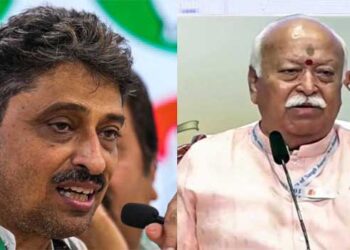 സവർക്കർക്ക് ഭാരതരത്ന നൽകേണ്ടത് എന്തിൻ്റെ അടിസ്ഥാനത്തിലാണ്? രാജ്യത്തിനുള്ളിൽ രണ്ട് രാഷ്ട്രങ്ങൾ എന്ന ആശയം ആദ്യമായി പ്രചരിപ്പിച്ച് ഇന്ത്യ – പാക്കിസ്ഥാൻ വിഭജനത്തിന് അടിത്തറ പാകിയതിന് ആണോ ഭാരതരത്‌ന നൽക്കേണ്ടത്? ആർഎസ്എസ് പരാമർശത്തെ പരിഹസിച്ച് കോൺ​ഗ്രസ്