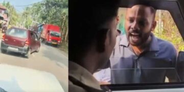 പോലീസ് ജീപ്പിന് കുറുകെ കാർ കൊണ്ടയിട്ട് സിപിഎം – ഡിവൈഎഫ്ഐ പ്രവർത്തകരുടെ പോർവിളി… നിനക്കൊക്കെ അടിക്കണോടാ… പിന്നാലെ തെറിയഭിഷേകവും ഭീഷണിയും, ഒമ്പതുപേർക്കെതിരെ ജാമ്യമില്ലാ വകുപ്പിൽ കേസ്, പോലീസ് വീട്ടിൽകയറി മാന്യമല്ലാത്ത രീതിയിൽ പെരുമാറി!! മറുവാദമുന്നയിച്ച് സിപിഎം