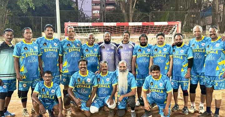 “ഐ ആം ഗെയിം” ടീമിന് വിജയം; മാസ്റ്റേഴ്സ് നാഷണൽ ഹാൻഡ് ബോൾ ചാമ്പ്യൻഷിപ്പിൽ സ്വർണ്ണം നേടി കേരളാ ടീം