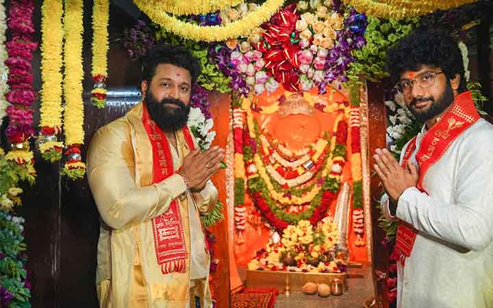 പ്രശാന്ത് വർമ്മ- റിഷഭ് ഷെട്ടി ചിത്രം “ജയ് ഹനുമാൻ” പൂജ