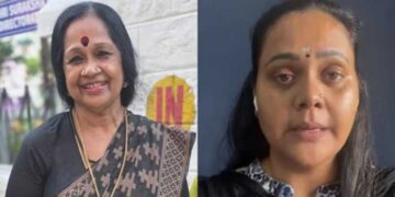 “അഞ്ചു കല്യാണം സാരിമാറുന്ന പോലെ നടത്തിയാൽ പിള്ളേര് വെറുതെ ഇരിക്കുമോ? എപ്പോ കേറ്റി വിട്ടൂന്ന് ചോതിച്ചാൽ പോരെ റോക്കറ്റിൽ… നിങ്ങൾ ഒരു പബ്ലിക് ഫി​ഗർ ആയത് കൊണ്ടാണ് ഇത്രക്കും ടെൻഷൻ, കുറച്ച് നാൾ സോഷ്യൽ മീഡിയ ഉപയോഗിക്കാതെ ഹാപ്പി ആയി ഇരിക്കൂ.. എല്ലാം റെഡി ആകും ഓക്കെ’- അധിക്ഷേപവും ഉപദേശവുമായി കലാമണ്ഡലം സത്യഭാമ