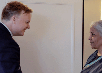 രണ്ടു ​ദിവസത്തെ സന്ദർശനത്തിനായി നിർമ്മലാ സീതാരാമൻ നോർവെയിലെത്തി; ഇരുരാജ്യങ്ങളുടെ സാമ്പത്തീക സഹകരണം ശക്തിപ്പെടുത്താനുള്ള സാധ്യതകൾ ചർച്ച ചെയ്യും