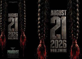 നാനി – ശ്രീകാന്ത് ഒഡേല ചിത്രം ‘ദ പാരഡൈസ്’ ആഗോള റിലീസ് 2026 ഓഗസ്റ്റ് 21 ന്