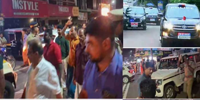 മുഖ്യമന്ത്രിയെ കരിങ്കൊടി കാണിക്കാനെത്തിയ ആർഎസ്എസ് നേതാവിന്റെ മുണ്ട് വലിച്ചൂരാൻ പോലീസ് ശ്രമം, പരിശോധനയുടെ പേരിൽ നടന്നത് പോലീസ് അതിക്രമം!! കൊടുമൺ സി ഐ അടക്കമുള്ളവർക്കെതിരെ പരാതിയുമായി ബിജെപി- ആർഎസ്എസ് പ്രവർത്തകർ