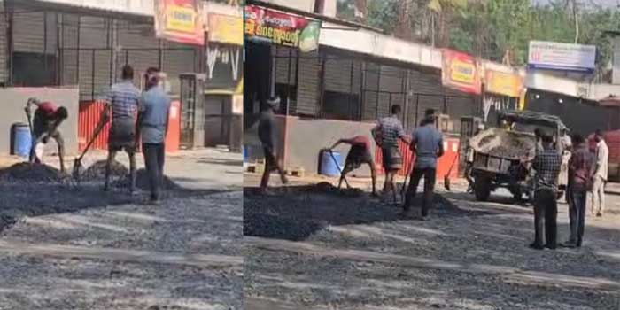 പണിമുടക്ക് വന്നാൽ നാട്ടുകാരുടെ കഞ്ഞിയിൽ മണ്ണ് വാരിയിടാം, അധ്യാപകരെ പൂട്ടിയിടാം, വിദ്യാർഥികളെ ക്ലാസിൽ നിന്ന് ഇറക്കിവിടാം… പ്രതിപക്ഷ നേതാവ് പുതുയു​ഗ യാത്ര നടത്താൻ പാ‌ടില്ല… പക്ഷെ ഏരിയ സെക്രട്ടറിയുടെ കെട്ടിടത്തിന് മുന്നിലൂടെ പോകുന്ന റോഡ് നല്ല വ‍‍ൃത്തിയായി ടാറിട്ടോണം,’ പൊടിശല്യം ഒഴിവാക്കാൻ ടാറിങ്, കടകളെല്ലാം അടഞ്ഞുകിടക്കുന്നതിനാലുള്ള സൗകര്യം കണക്കിലെടുത്ത് ഇന്ന് നടത്തിയതെന്ന് വിശദീകരണം’