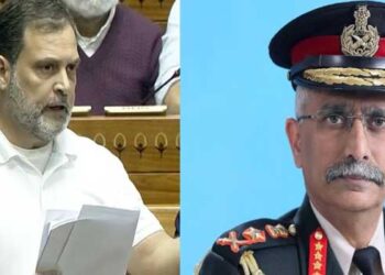 കൈലാസ് പർവതനിരകൾ ഒരുരാത്രി കൊണ്ട് ഇന്ത്യൻ സൈന്യം കൈയടക്കി, ചൈനീസ് സൈന്യം ടാങ്കുകളുമായി മുന്നോട്ടു നീങ്ങിയപ്പോൾ എന്ത് നടപടി സ്വീകരിക്കണമെന്നറിയാൻ രാഷ്ട്രീയ നേതൃത്വത്തെ സമീപിച്ചു, അന്ന് രാത്രി പ്രതിരോധമന്ത്രി ഫോണെടുത്തില്ല, പ്രധാനമന്ത്രിയുടെ ഓഫീസുമായി ബന്ധപ്പെട്ടിട്ടും മറുപടി ലഭിച്ചില്ല- എം.എം. നരവനെയുടെ ലേഖനം പരാമർശിച്ചുള്ള രാഹുലിന്റെ പ്രസംഗത്തിൽ പ്രക്ഷുബ്ദമായി ലോക്സഭ