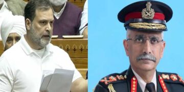 കൈലാസ് പർവതനിരകൾ ഒരുരാത്രി കൊണ്ട് ഇന്ത്യൻ സൈന്യം കൈയടക്കി, ചൈനീസ് സൈന്യം ടാങ്കുകളുമായി മുന്നോട്ടു നീങ്ങിയപ്പോൾ എന്ത് നടപടി സ്വീകരിക്കണമെന്നറിയാൻ രാഷ്ട്രീയ നേതൃത്വത്തെ സമീപിച്ചു, അന്ന് രാത്രി പ്രതിരോധമന്ത്രി ഫോണെടുത്തില്ല, പ്രധാനമന്ത്രിയുടെ ഓഫീസുമായി ബന്ധപ്പെട്ടിട്ടും മറുപടി ലഭിച്ചില്ല- എം.എം. നരവനെയുടെ ലേഖനം പരാമർശിച്ചുള്ള രാഹുലിന്റെ പ്രസം​ഗത്തിൽ പ്രക്ഷുബ്ദമായി ലോക്സഭ