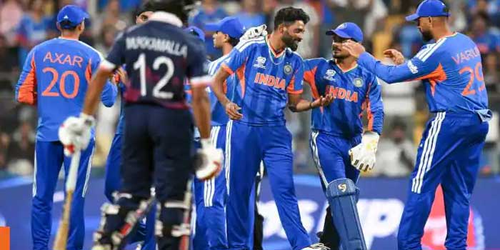 രണ്ടര വർഷത്തിനു ശേഷമുള്ള ‘സിറാജിക്ക’യുടെ വരവ് വെറും വരവായിരുന്നില്ല മോനേ… ഒന്നൊന്നര വരവായിരുന്നു… പകരക്കാരനായി കളത്തിലിറങ്ങി നായകനായി കളത്തിന് വെളിയിലേക്ക്- മൂന്ന് വിക്കറ്റ്, ഒരു ക്യാച്ച്, ഇന്ത്യയെ വിറപ്പിച്ച അമേരിക്കയെ എറിഞ്ഞിട്ട് ചുരുട്ടിക്കൂട്ടി ഇന്ത്യ