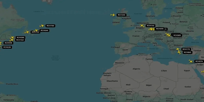 ഇറാനെതിരെയുള്ള സൈനീക വിന്യാസം കൂടുതൽ കടുപ്പിച്ച് അമേരിക്ക; യുദ്ധവിമാനങ്ങളുടെ  നിലയ്ക്കാത്ത ഒഴുക്ക്  വ്യക്തമാക്കുന്ന വീഡിയോ പുറത്ത്; എഫ്-16 ഫൈറ്റിങ് ഫാൽക്കണുകൾ,എഫ്-15ഇ സ്‌ട്രൈക്ക് ഈഗിളുകൾ, എഫ്-22 റാപ്റ്ററുകൾ എന്നിവ വിന്യസിക്കപ്പെട്ടു