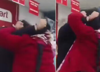 വാലന്റൈൻസ് ഡേ ഷോപ്പിങ്ങിനായി കാമുകിയുമൊത്ത് മാളിലെത്തി, പിന്തുടര്‍ന്നെത്തി ഭാര്യയും മകനും, പിന്നാലെ കൂട്ടത്തല്ല്, പരസ്പരം മുടി പിടിച്ച് വലിച്ച് യുവതികള്‍, അസഭ്യവര്‍ഷത്തിനിടെ സ്ഥലം വിട്ട് ഭര്‍ത്താവ്