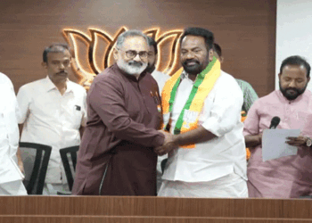 സുധാകരന് പിന്തുണ പ്രഖ്യാപിച്ചതിലെ നീരസത്തെ തുടർന്ന് പാർട്ടിവിട്ട കെ.പി.സി.സി. ജനറൽ സെക്രട്ടറി ബിജെപിയിൽ