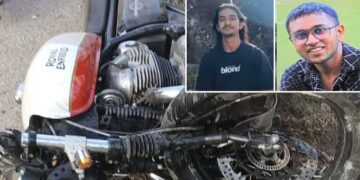 നിയന്ത്രണംവിട്ട് ബൈക്ക് ഇലക്ട്രിക് പോസ്റ്റിലിടിച്ച് ഓടയിലേക്കു മറിഞ്ഞ് സഹോദരങ്ങൾക്ക് ദാരുണാന്ത്യം, അപകടം കോട്ടയത്ത് പഠിക്കുന്ന അഭിഷേകിനെ കിളിമാനൂർ കെഎസ്ആർടിസി ബസ് സ്റ്റാൻഡിൽ കൊണ്ടുവിടാൻ പോകുന്നതിനിടെ