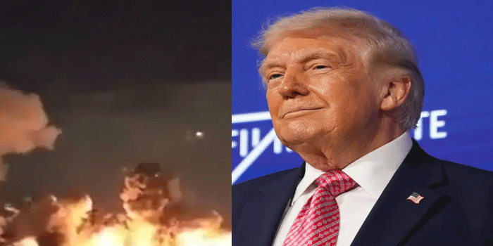 ഇറാനിലെ ഇസ്ഫഹാനിലെ ആയുധശാലയിൽ  വൻ ആക്രമണം;   ബങ്കർ ബസ്റ്റർ ബോംബുപയോ​ഗിച്ചെന്ന് റിപ്പോർട്ട്;  ദൃശ്യങ്ങൾ പുറത്തുവിട്ട് ട്രംപ്