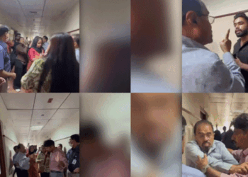 കോഴിക്കോട്  ബേബി മെമ്മോറിയലിൽ ശമ്പള വർധന ആവശ്യപ്പെട്ട് സമരംചെയ്യുന്ന നേഴ്സുമാരെ  മാനേജ്മെൻ്റ് മുറിയിൽ പൂട്ടിയിട്ടു; പ്രതിഷേധവുമായി സംഘടനാ പ്രവർത്തകർ