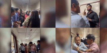 കോഴിക്കോട് ബേബി മെമ്മോറിയലിൽ ശമ്പള വർധന ആവശ്യപ്പെട്ട് സമരംചെയ്യുന്ന നേഴ്സുമാരെ മാനേജ്മെൻ്റ് മുറിയിൽ പൂട്ടിയിട്ടു; പ്രതിഷേധവുമായി സംഘടനാ പ്രവർത്തകർ