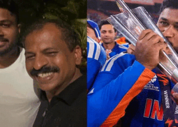 ലോകകപ്പ് മത്സരങ്ങൾക്കിടെ സഞ്ജുവിനൊരു കൊതി സ്വല്പം ‘പഴങ്കഞ്ഞി‘ വേണം! കിട്ടിയില്ല, പകരം കഞ്ഞി, മീൻ കറി, വറുത്ത മത്തി, കപ്പ, ചമ്മന്തി ,പപ്പടം നല്കി തൃപ്തിപ്പെടുത്തി; ഹൃദ്യമായ കുറിപ്പുമായി ഷെഫ്  പിള്ള