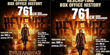 റെക്കോര്‍ഡുകള്‍ പിന്നിട്ട് ‘ധുരന്ധർ പ്രതികാരം’, എക്കാലത്തെയും വലിയ ഇന്ത്യൻ ബ്ലോക്ക്ബസ്റ്റർ ഹിറ്റ്, ആദ്യ വീക്കെൻഡിൽ നേടിയത് 761 കോടി ആഗോള ഗ്രോസ് കളക്ഷൻ