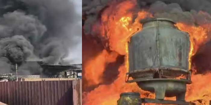 ഇടയാർ വ്യവസായ പാർക്കിലെ തീപിടുത്തം, ബീഹാർ സ്വദേശിയുടെ മൃതദേഹം കത്തിക്കരിഞ്ഞ നിലയിൽ, കൂടെയുണ്ടാരുന്ന മുപ്പതോളം തൊഴിലാളികൾ ഓടിരക്ഷപ്പെട്ടു, ആറുപേർക്ക് പൊള്ളലേറ്റു, തീ അണച്ചത് 7 യൂണിറ്റ് ഫയർഫോഴ്സ് എത്തി