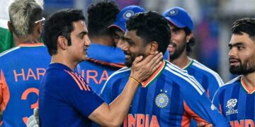 സഞ്ജു ഒരു റിതം പിടിച്ചുകഴിഞ്ഞാൽ ആറോവറിൽ കളി ജയിപ്പിക്കാനുള്ള കഴിവ് അവനുണ്ട്, മൂന്ന് ഇടത് കൈയ്യൻ ബാറ്റർമാരുടെ നിര തകർക്കാനാണ് സഞ്ജുവിനെ കൊണ്ടുവന്നതെന്ന് പലരും പറയും, പക്ഷെ അതല്ല കാര്യം…​ഗൗതം ​ഗംഭീർ