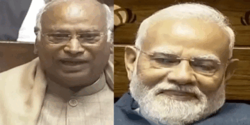 ‘ഞങ്ങളുമായി ഡേറ്റ് ചെയ്തു, ഞങ്ങളെ സ്നേഹിച്ചു, പക്ഷേ അവസാനം വിവാഹം കഴിച്ചത് പ്രധാനമന്ത്രി നരേന്ദ്ര മോദിയെ…’ രാജ്യസഭയാകെ ചിരിപടർത്തി മല്ലികാർജുൻ ഖാർഗെ; പ്രധാനമന്ത്രിയുടെയും പിടുത്തം വിട്ടു