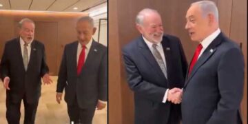 യുഎസ് നഗരങ്ങളിലേക്ക് ആണവായുധങ്ങൾ എത്തിക്കാൻ ശ്രമിക്കുന്ന ഭ്രാന്തന്മാരെ തുടച്ചുനീക്കുകയാണ് അമേരിക്ക, അതെ മൈക്ക്, ഞാൻ ജീവനോടെയുണ്ട്…- നെതന്യാഹു!! മൈക്ക് ഹക്കബിക്കൊപ്പമുള്ള വീഡിയോ പുറത്തുവിട്ട് ഇസ്രയേൽ