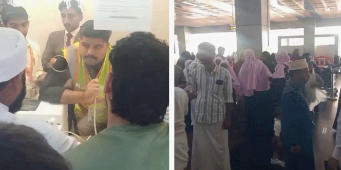 എയർ ഇന്ത്യ പറ്റിച്ചു; കരിപ്പൂരിൽ വിമാനം വരാതെ വലഞ്ഞ് ഉംറ തീർത്ഥാടകർ ഉൾപ്പെടെയുള്ള നിരവധി യാത്രക്കാർ