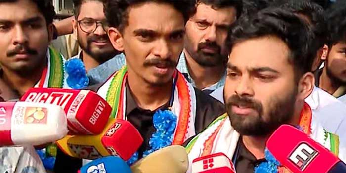 കണ്ണൂർ റെയിൽവേ സ്റ്റേഷനിൽ കണ്ടത് ഷംസീറിന്റെ തിരക്കഥയിൽ ഗൺമാന്റെ സംവിധാനത്തിൽ ആരോ​ഗ്യ മന്ത്രി നിറഞ്ഞാടി അഭിനയിച്ച പൊട്ടിപ്പാളീസായ സിനിമ…, നടന്നത് ഭരണകൂട വേട്ട- അതുൽ എംസി !! ജയിൽ മോചിതരായ കെഎസ്‌യു പ്രവർത്തകർക്ക് വൻ സ്വീകരണം