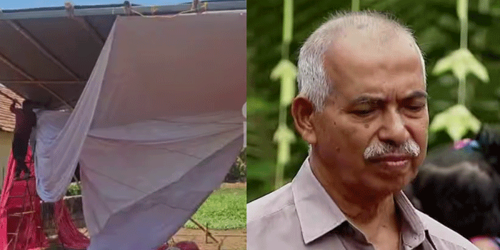 സിപിഎം ഭീഷണി; വി കുഞ്ഞികൃഷ്ണന്‍റെ തെരഞ്ഞെടുപ്പ് കമ്മിറ്റി ഓഫീസ് പൊളിക്കണമെന്ന് സ്ഥല ഉടമ; നീക്കം ചെയ്തു