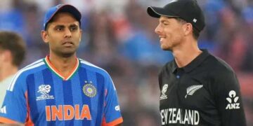 ചേ‌ട്ടനും പിള്ളേരും ഇങ്ങനെ നെഞ്ചുവിരിച്ച് നിൽക്കുമ്പോൾ ഇന്ത്യൻ ആരാധകരെ നിശബ്ദരാക്കുമെന്ന് തള്ളുന്നത് കൊഞ്ചം ഓവറല്ലേ മിച്ചലാശാനേ…. കളിക്കുമുന്നേ കിവീസിന്റെ ബുദ്ധിമോശം ചൂണ്ടിക്കാട്ടി ഇന്ത്യൻ ക്യാപ്റ്റൻ