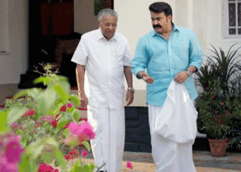 മുഖ്യമന്ത്രിയും മോഹൻലാലും തമ്മിലുള്ള ‘കണ്ടും മിണ്ടിയും ഇരുവർ’ വിവാദത്തിൽ; അഭിമുഖത്തിനായി ഖജനാവിൽ നിന്നും ചെലവായത് 11,21,000 രൂപ!