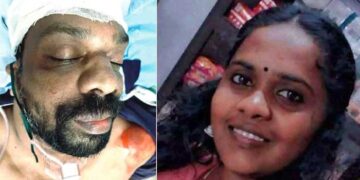 യുവതിയെ കഴുത്തിൽ ടേപ്പ് ചുറ്റി ശ്വാസം മുട്ടിച്ച് കൊലപ്പെടുത്തിയ ശേഷം മുങ്ങിയ ലിവ് ഇൻ പങ്കാളി വാഹനാപകടത്തിൽ പരുക്കേറ്റ നിലയിൽ, കൊലയ്ക്ക് പിന്നിൽ വാക്ക്തർക്കം, ജിബി മോളെ കൊല്ലപ്പെട്ട നിലയിൽ കണ്ടെത്തിയത് ഏഴുവയസുള്ള മകൻ