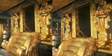 സാംപിൾ ശേഖരിച്ചപ്പോൾ ദ്വാരപാലക ശിൽപം വികലമായി, ഇത് ശ്രീകോവിലിനു മുന്നിൽ ചാർത്തുന്നത് ആചാരത്തിനും വിശ്വാസത്തിനും എതിര്‍, കേടുപാട്  ഉടന്‍ തീര്‍ക്കണമെന്ന് തന്ത്രി