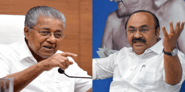 പരസ്പ്പരം വെല്ലുവിളിച്ച് മുഖ്യമന്ത്രിയും പ്രതിപക്ഷ നേതാവും; ‘എല്ലാ കാര്യവും ചർച്ച ചെയ്യുകയാണെങ്കിൽ സംവാദത്തിന് തയ്യാർ‘- പിണറായി;  ‘പറയുന്ന സ്ഥലത്ത്, പറഞ്ഞ സമയത്ത് ഞാനെത്തും ‘-സതീശൻ