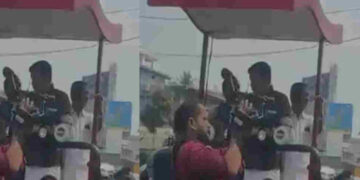 അയ്യേ.. ചമ്മിപ്പോയേ… റോഡ് ഷോയ്ക്കിടെ കൈവീശി കാണിച്ച് മന്ത്രി മുഹമ്മദ് റിയാസ്, കൂവിയോടിച്ച് സമരം നടത്തുന്ന നഴ്സുമാര്