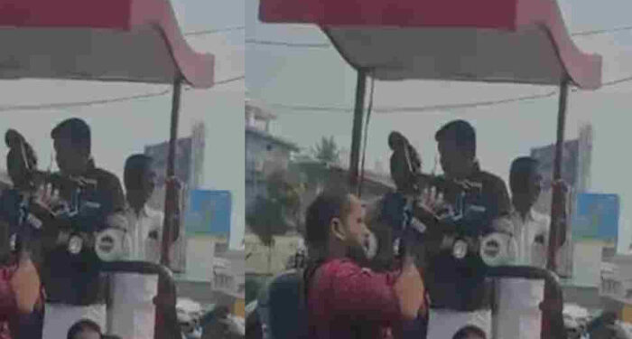 അയ്യേ.. ചമ്മിപ്പോയേ… റോഡ് ഷോയ്ക്കിടെ കൈവീശി കാണിച്ച് മന്ത്രി മുഹമ്മദ് റിയാസ്, കൂവിയോടിച്ച് സമരം നടത്തുന്ന നഴ്സുമാര്