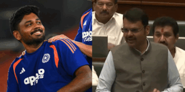 ‘അവസരം ലഭിച്ചപ്പോൾ നിന്നങ്ങ് തകർത്തു, കീഴടക്കി‘:  മഹാരാഷ്ട്ര നിയമസഭയിലും സഞ്ജു തന്നെ ഹീറോ; ഇന്ത്യയെ കിരീടത്തിലേക്ക് നയിച്ചതിൽ മലയാളി താരത്തിന്റെ പങ്ക് സമാനതകളില്ലാത്തതെന്ന് മുഖ്യമന്ത്രി ദേവേന്ദ്ര ഫഡ്‌നാവിസ്