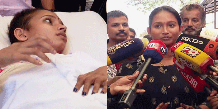 വര്‍ക്കലയില്‍  ട്രെയിനില്‍ നിന്ന് തള്ളിയിട്ട 19 കാരി ആശുപത്രി വിട്ടു; അപകടസമയത്ത് ഉണ്ടായിരുന്ന താൽപര്യം പിന്നീട് ആരിൽ നിന്നും ഉണ്ടായില്ലെന്നും സർക്കാർ പോലും കൈവിട്ടെന്നും പെൺകുട്ടിയുടെ അമ്മ