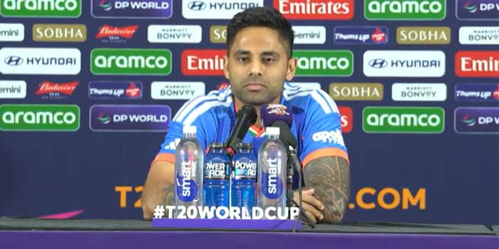 സ്റ്റേഡിയത്തിൽ ഇന്ത്യൻ ആരാധകരെ നിശബ്ദരാക്കും!! എന്റെ പൊന്നു മിച്ചലാശാനേ ആ ഡയലോ​ഗെങ്കിലും ഒന്നു മാറ്റിപ്പിടി… എല്ലാവരും ഒരേ ഡയലോഗ് തന്നെയാണല്ലോ പറയുന്നത്, അവർ പുതിയത് വല്ലതും പരീക്ഷിക്കട്ടെ… സ്കൈ!! ബാറ്ററായ ഞാൻ ബൗളർമാർക്ക് ഉപദേശം നൽകേണ്ടതില്ല, ബുംറയ്ക്കും അക്ഷറിനും എല്ലാം അറിയാം, സഞ്ജുവിനെ ഉൾപെടുത്തിയത് പോസിറ്റീവ് തീരുമാനം- സൂര്യകുമാർ