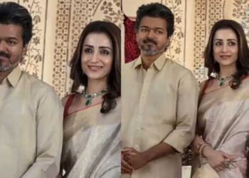 അപ്പോൾ കേട്ട കഥകളൊക്കെ സത്യമോ? ഒരു കാറിൽ ഒരേ കളർ ഡ്രസിൽ നിർമാതാവ് കൽപ്പാത്തി എസ്. സുരേഷിന്റെ മകന്റെ വിവാഹ സൽക്കാരത്തിൽ പങ്കെടുക്കാൻ വിജയും തൃഷയും- Video