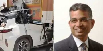 വിവാദ ആൾദൈവത്തിന്റെ വലംകൈ, ശിവാനിക ട്രസ്റ്റിന്റെ വൈസ് പ്രസിഡന്റ്… നിയന്ത്രണം വിട്ട കാർ നിർത്തിയിട്ടിരുന്ന ട്രക്കിലിടിച്ച് അശോക് ഖരാത്തിന്റെ അടുത്ത അനുയായിയും ഭാര്യയും മരിച്ചു, മകൻ ​ഗുരുതരാവസ്ഥയിൽ, സംഭവത്തിൽ ദുരൂഹത