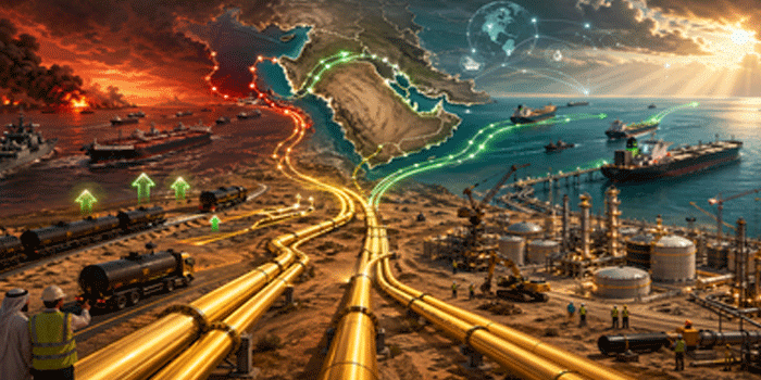 ഹൊർമുസിന് പകരവഴികൾ ഒരുക്കാനുള്ള ചടുല നീക്കത്തിൽ ​ഗൾഫ് രാഷ്ട്രങ്ങൾ; പൈപ്പ് ലൈനുകൾ, കരമാർഗ്ഗങ്ങൾ തുടങ്ങിയവ വിപുലീകരിക്കുന്നു;​ എണ്ണക്കടത്ത് സു​ഗമാക്കാനുള്ള തന്ത്രപരമായ നീക്കം; ഇറാഖ്-സിറിയ അതിർത്തി കവാടം തുറന്നു