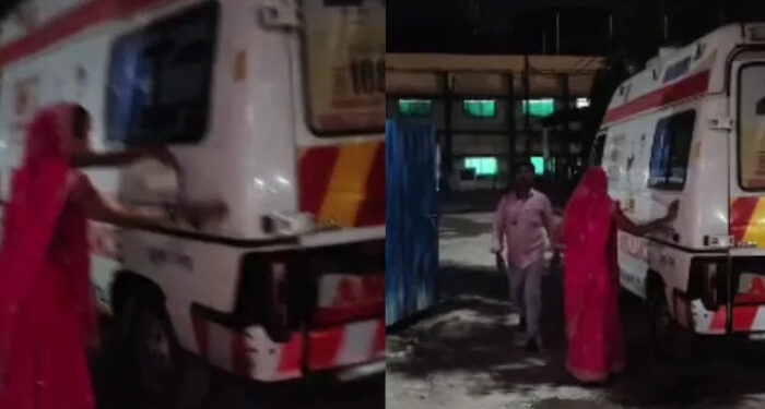 ആംബുലന്‍സില്‍ രക്തം പുരണ്ടു, ഭാര്യയെക്കൊണ്ട് കഴുകി വൃത്തിയാക്കിപ്പിച്ച് ജീവനക്കാര്‍, സംഭവം വിവാദമായതോടെ  ഡ്രൈവറെയും മെഡിക്കൽ ടെക്നീഷ്യനെയും പിരിച്ചുവിട്ടു