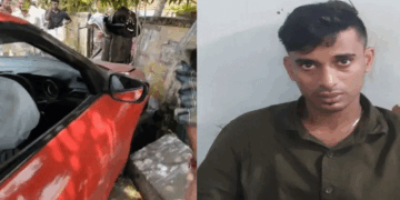 അപകടത്തിൽപെട്ട കാറിൽ നിന്നും  എംഡിഎംഎ പിടികൂടി; പരിക്കേറ്റവരെ ആശുപത്രിയിലെത്തിച്ചയാൾക്ക് മർദ്ദനം; നെറ്റിയിൽനിന്ന് രക്തംവാർന്ന് യുവാവ് ബോധരഹിതനായി രക്ഷപ്പെടുത്തിയ ആൾ