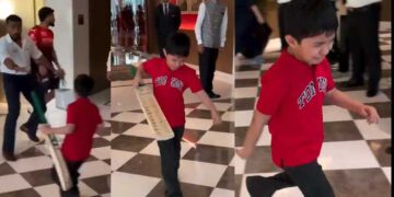 ഒരു ഓട്ടോ​ഗ്രാഫിനല്ലേ പിന്നാലെ കൂടിയത്, എനിക്കു വേണ്ടടോ തന്റെ ഓട്ടോ​ഗ്രാഫ്… കോലിയുടെ ഓട്ടോ​ഗ്രാഫിനായി എടുത്താൽ പൊന്താത്ത ബാറ്റുമായി കുട്ടിയാരാധകൻ, കിട്ടിയില്ലെന്നു മാത്രമല്ല, കണ്ടുപോലുമില്ല!! കരഞ്ഞുകൊണ്ട് ബാറ്റും വലിച്ചെറിഞ്ഞുപോകുന്ന ആരാധകന്റെ വീഡിയോ വൈറൽ