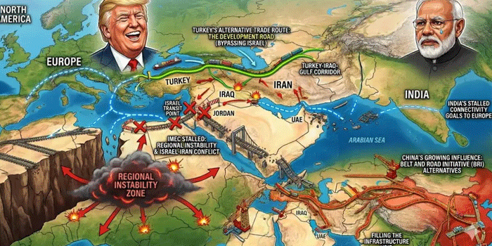 ഇന്ത്യയുടെ സ്വപ്ന ഇടനാഴിക്ക് തിരിച്ചടി; വാക്ക് മാറ്റി പുതിയ കളം ചവിട്ടി തുർക്കി; വില്ലനായത് ട്രംപ്